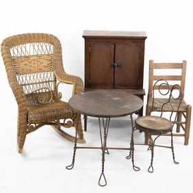 Vintage Children's Salesman Sample Doll Furniture