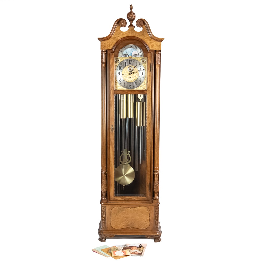 Herschede 9 Tube Whittier Grandfather Clock (1 of 14)