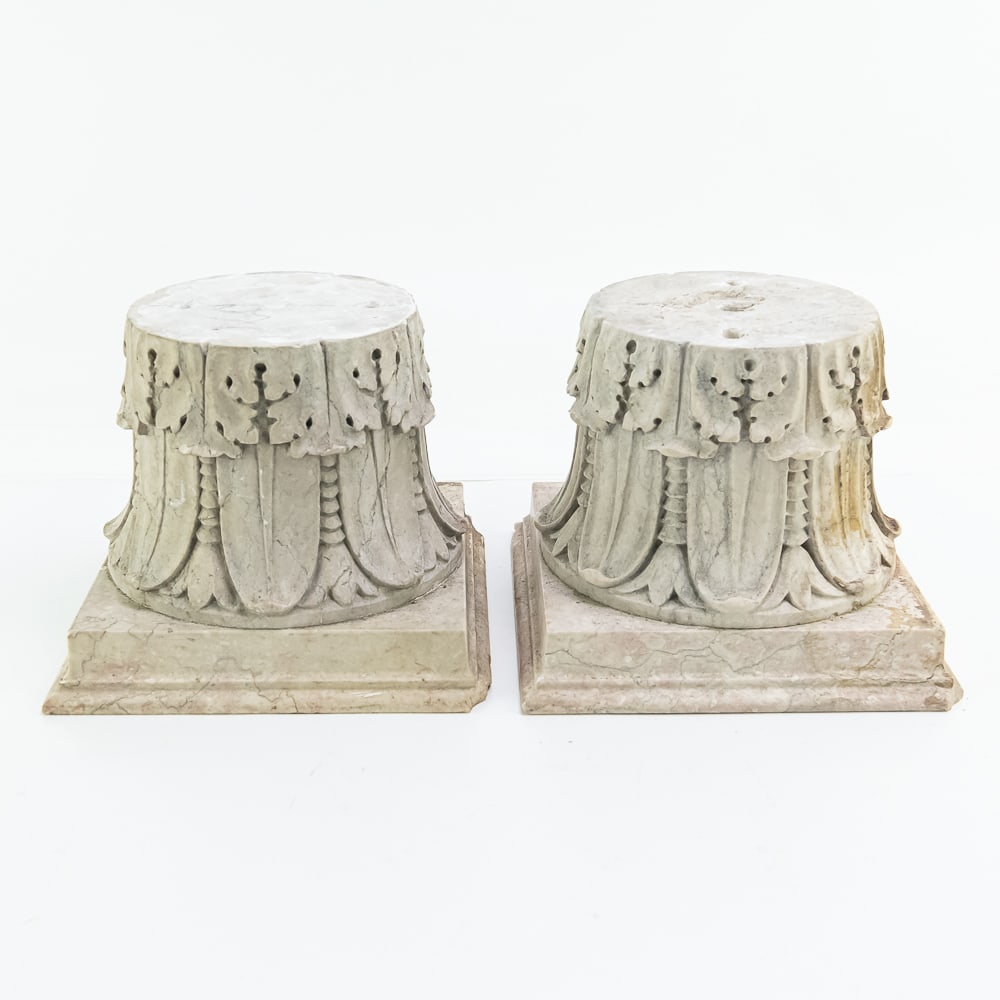 Pair of  6.5" Roman Column Capitals (1 of 14)