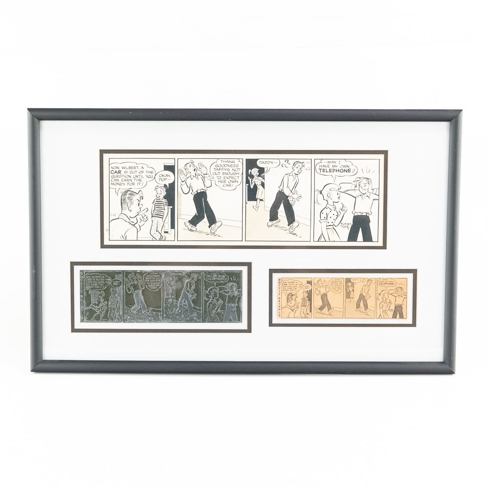 Dottie Dipple Comic Strip Artist Board/Zinc Plate (1 of 8)