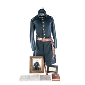 Named KIA Union Officer Frock Coat & Kepi Group