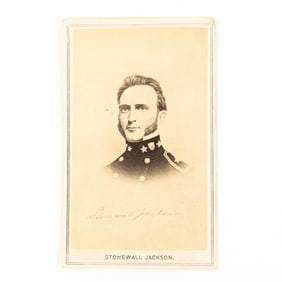 Civil War CDV Confederate Gen "Stonewall" Jackson
