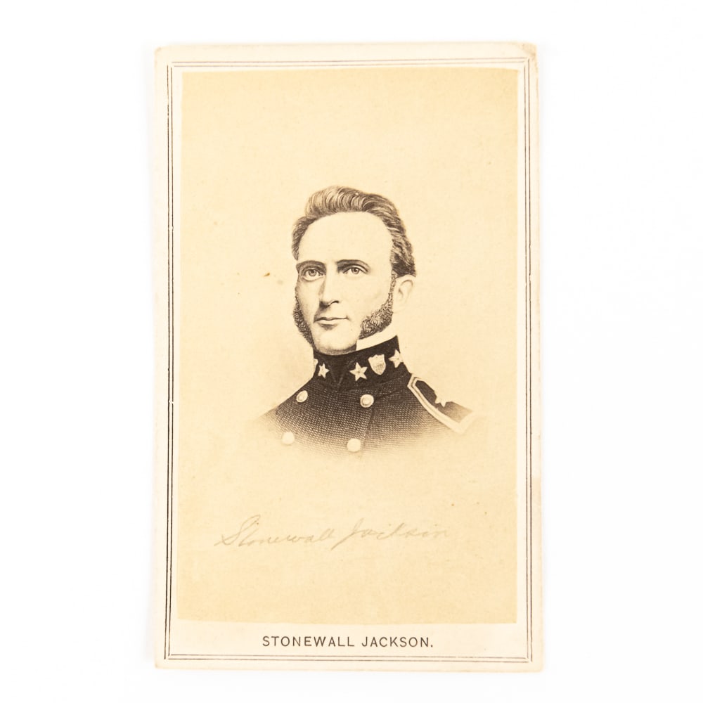 Civil War CDV Confederate Gen "Stonewall" Jackson (1 of 6)