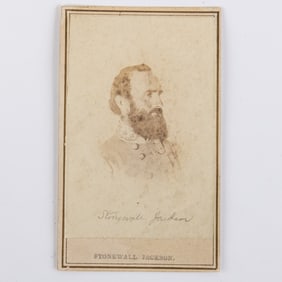 Civil War CDV Confederate Gen. Stonewall Jackson