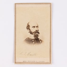 Civil War CDV Confederate General Richard S. Ewell