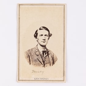 Civil War CDV Confederate General John S. Mosby