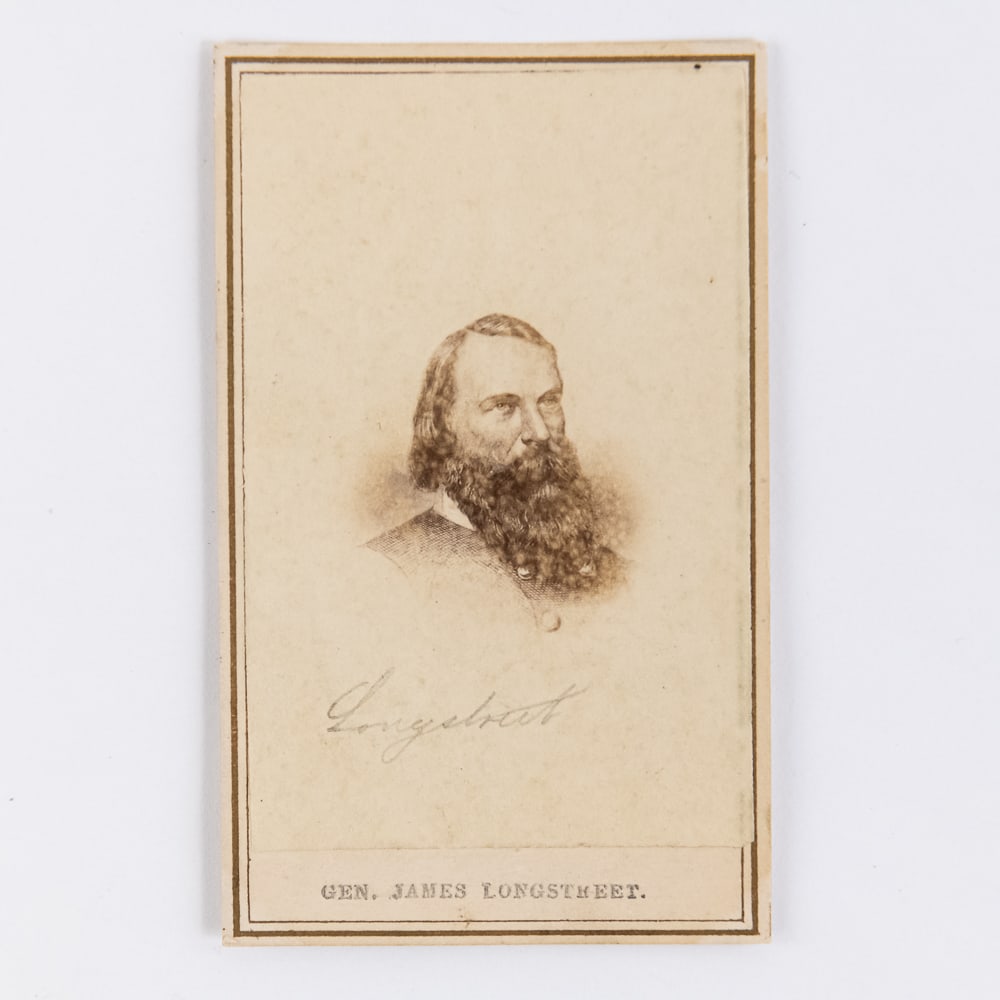 Civil War CDV Confederate Gen James Longstreet (1 of 4)