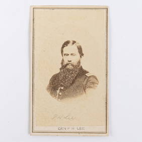 Civil War CDV Confederate General F.H. Lee (1 of 4)