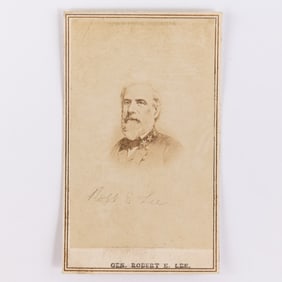 Civil War CDV Confederate General Robert. E. Lee