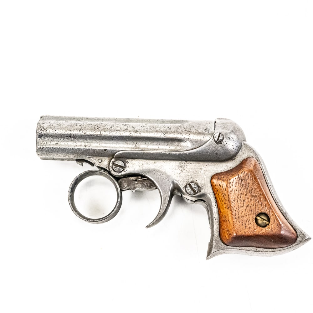 Remington Pepperbox .22lr Pistol (C) 1805: Remington Pepperbox .22lr Pistol in good condition with remnants of oxidation and the metal is grayed. The bores are dark. But the action seems fully functional. C&R Eligible Illinois Law) S/N:1805