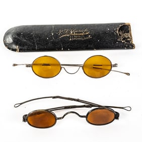 Civil War Union Sharpshooter Eye Glasses Lot 1