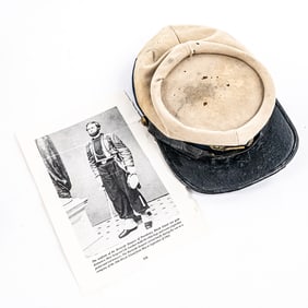 Civil War Union White Officer Zourve Infantry Kepi