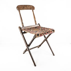 Civil War Cpt. J Reed 31st VOL INF Camp Chair