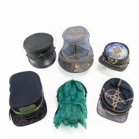 Civil War Kepi, M1902 85th Div Cap, AOH Hat Lot
