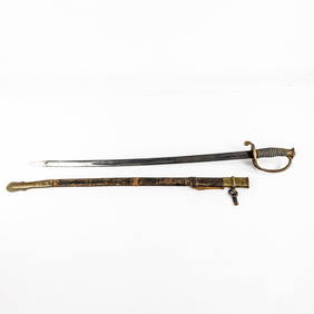 Civil War M1850 Army Officer Sword & Scabbard (1 of 14)