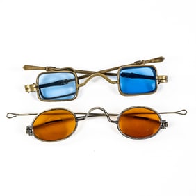 Civil War Union Sharpshooter Eye Glasses Lot 2