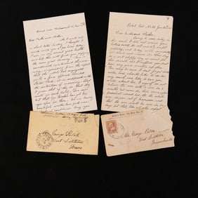 Civil War Union Letters Home 19th Mass Vols