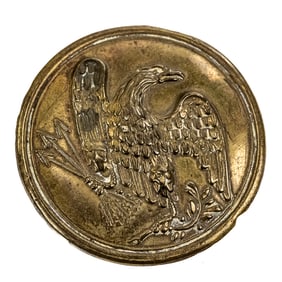 Civil War Union Cartridge Box Breast Plate Brooch