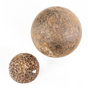 Civil War Cannonball Pair