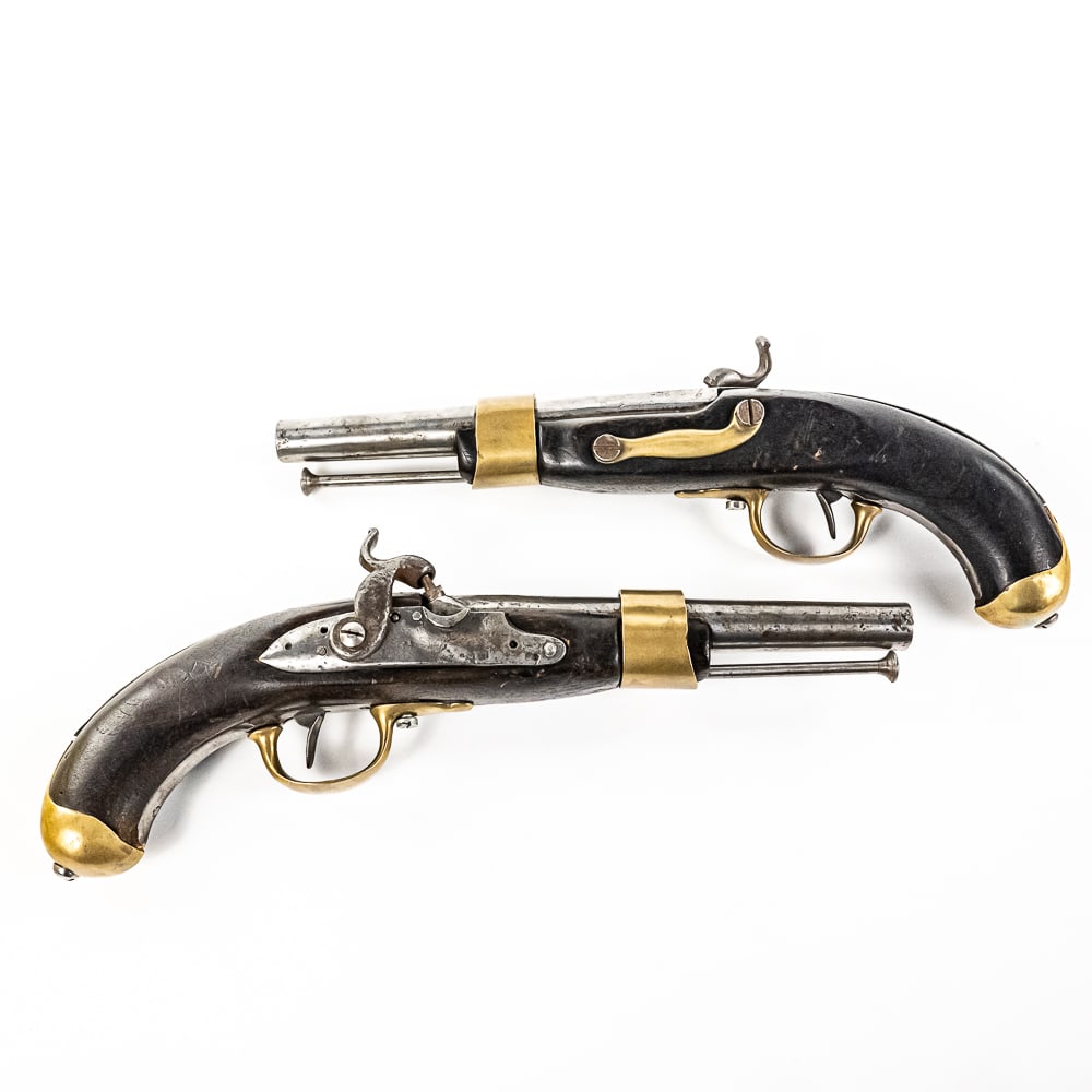 2x Vintage .69cal Black Powder Converted Pistols(C (1 of 19)