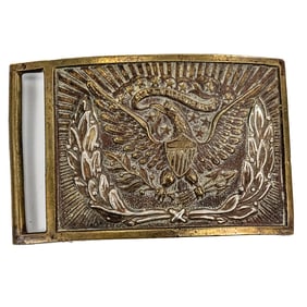 Civil War Union Officer Belt Buckle-Late War
