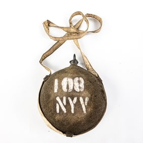 Civil War Union 108th New York Volunteer Canteen