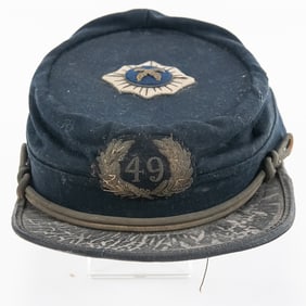 Post Civil War Union 49th Cavalry Officer Kepi Cap