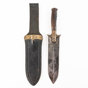 M1880 Springfield Hunting Knife & Scabbard