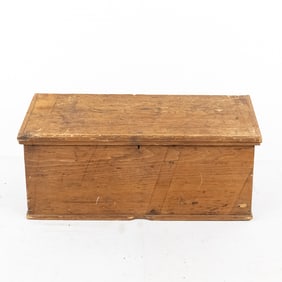 Wooden Trunk from Fort Riley, Kansas