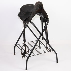 Antique Post Civil War Riding Saddle