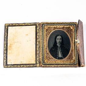 Cased 1/9 Ambrotype of a Wife or Sweetheart