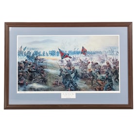 Civil War Framed Print "The High Water Mark"