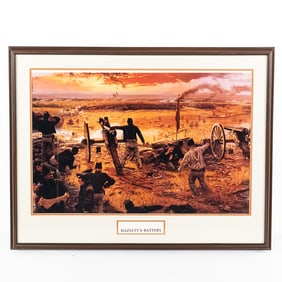 Civil War Framed Print "Hazlett's Battery"