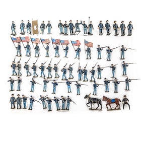 CBG Mingot Union Toy Soldier Lot-Total 66