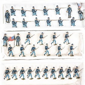 CBG Mingot Union Toy Soldier Lot- 3 Charging Sets