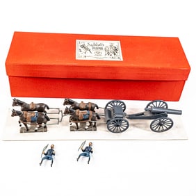 CBG Mignot 3002 Union 1863 Cannon & Caisson Set