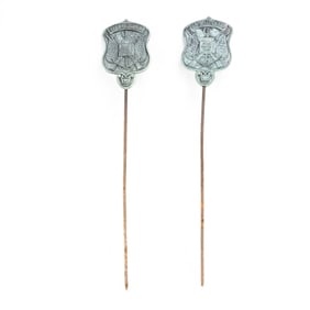 Civil War Wisconsin 2nd Infantry Grave Marker Lot