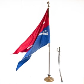 Re-Enactor 7th Cav Indian Wars Saber, Guidon