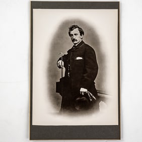 Civil War John Wilkes Booth Cabinet Card
