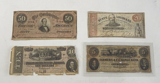 Civil War Currency A Few Dollars More