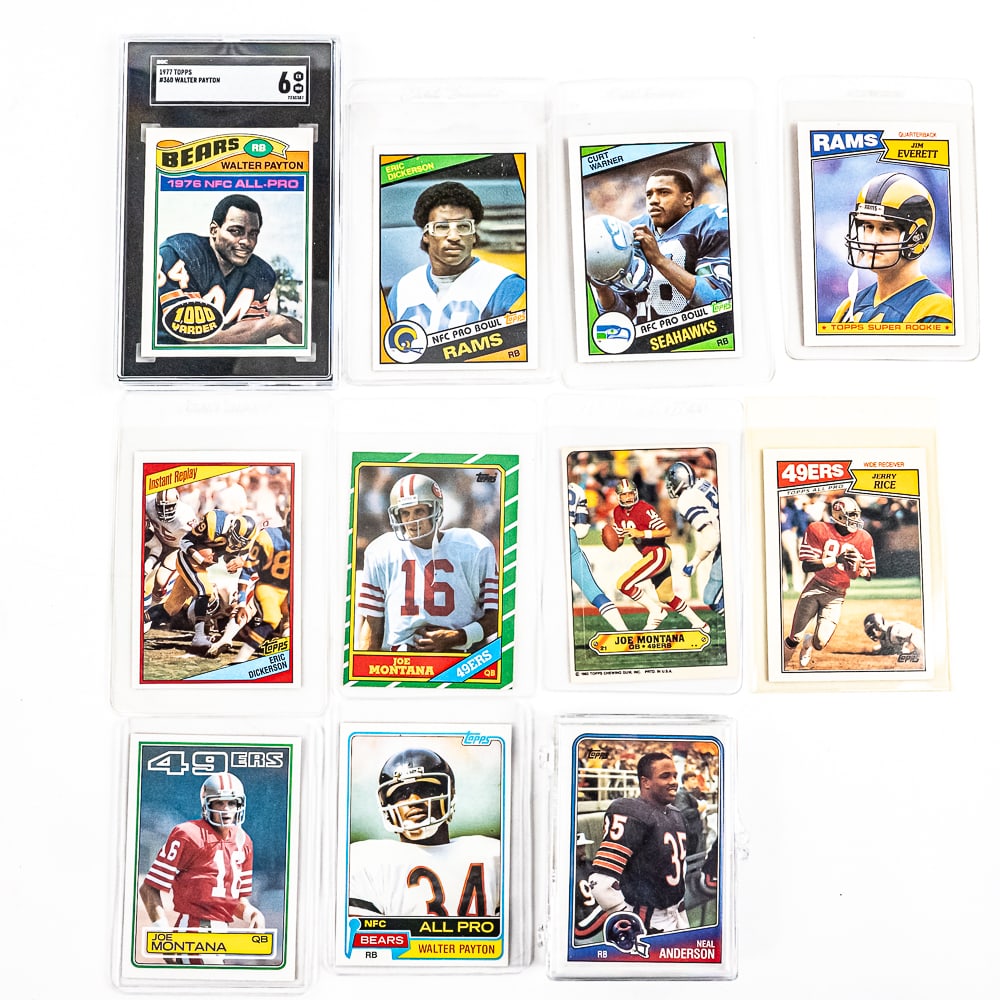 77 Topps #360 Walter Payton SGC 6 Warner Rice More (1 of 12)