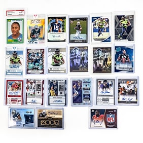 1989 Score Barry Sanders PSA 8 & RC Autos ++