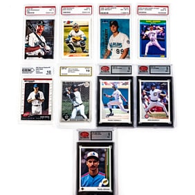 Piazza A Rod Johnson Maddux Thomas + Rookie Cards