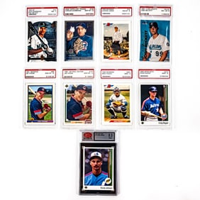 Jim Thome Biggio Piazza Rodriguez Jones Slabbed RC