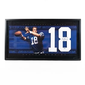 Peyton Manning Signed Auto Jersey Number UDA