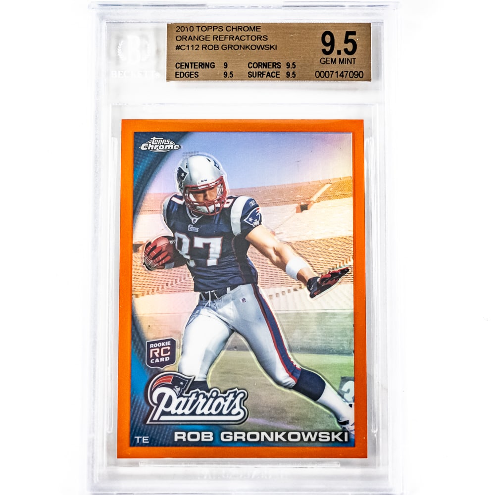 2010 Topps Chrome Orange Refractors Beckett 9.5 (1 of 2)