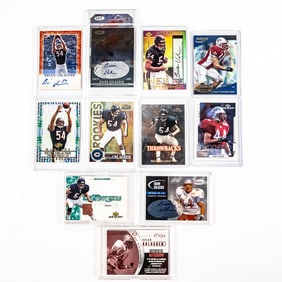 (12) Chicago Bears Brian Urlacher Rookie Cards