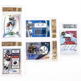 2010 Playoff Contenders Eric Decker 12 Luck Auto++