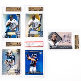 2012 Press Pass Andrew Luck #SCAL Beckett 9.5 More