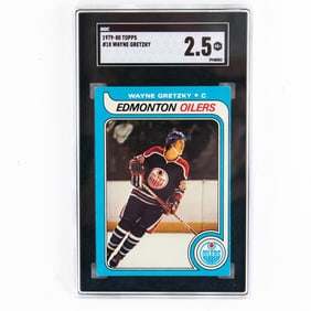 1979-80 Topps #18 Wayne Gretzky Rookie SGC 2.5